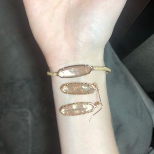 Kendra Scott matching earrings and bracelet